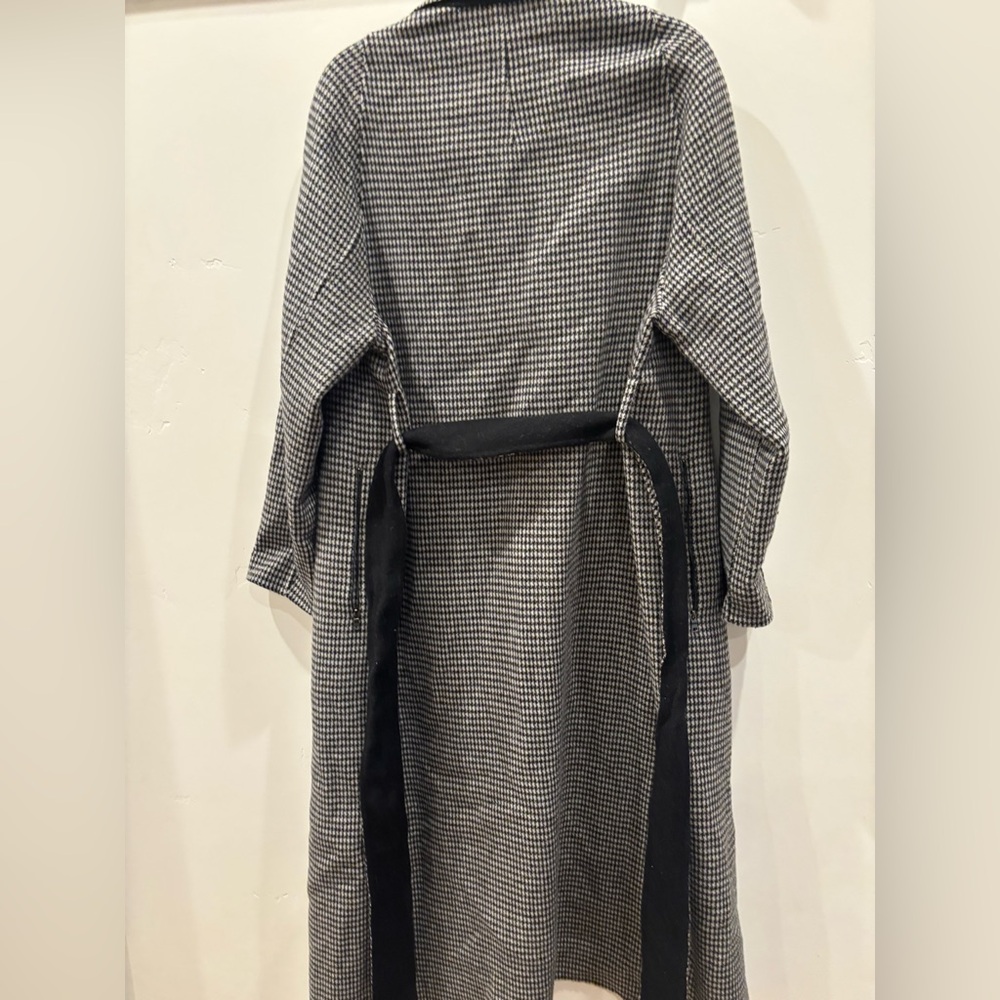 Robert Rodriguez Barney’s New York Monochrome Houndstooth Coat small elegant - Picture 6 of 6